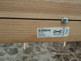 Mesa de comedor extensible blanca