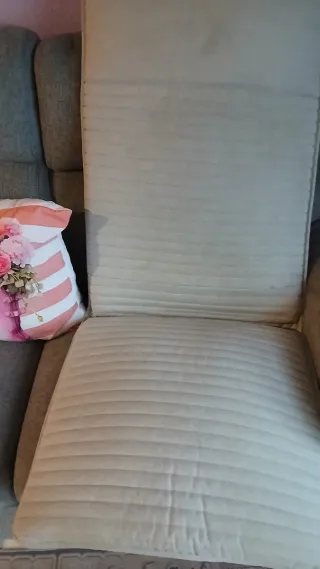 Funda sillón Poäng Ikea gris . Desenfundable.