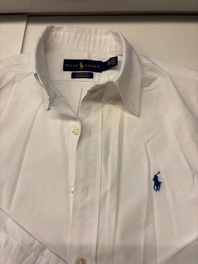 Camisa Ralph Lauren Blanca Talla S Hombre