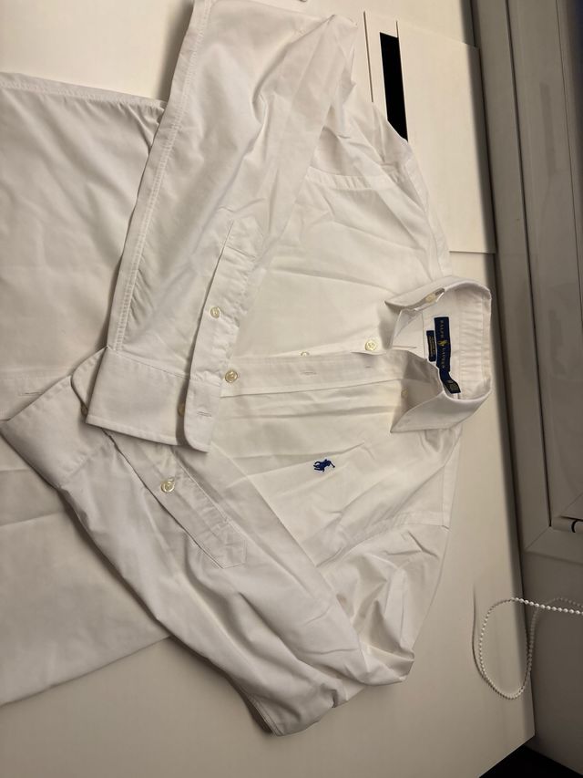 Camisa Ralph Lauren Blanca Talla S Hombre