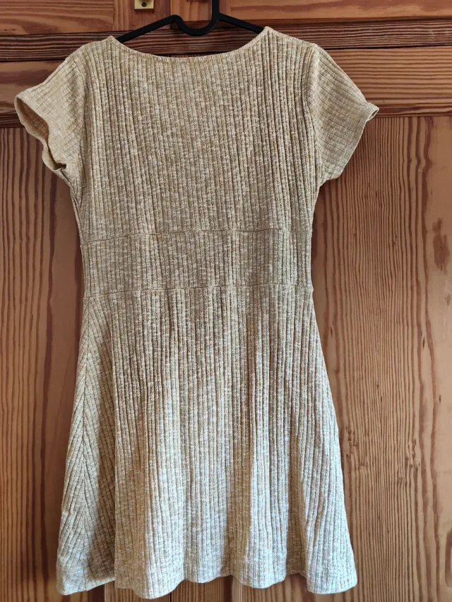 Vestido amarillo de punto Pull&Bear