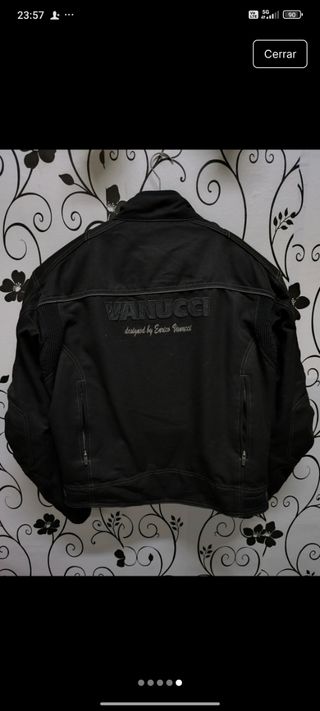 Chaqueta de moto VANUCCI negra