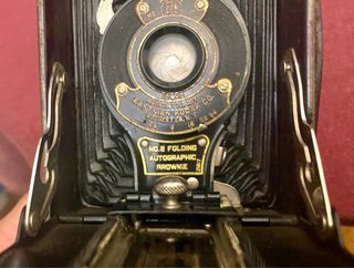 Câmera No. 2 Folding Autographic Brownie