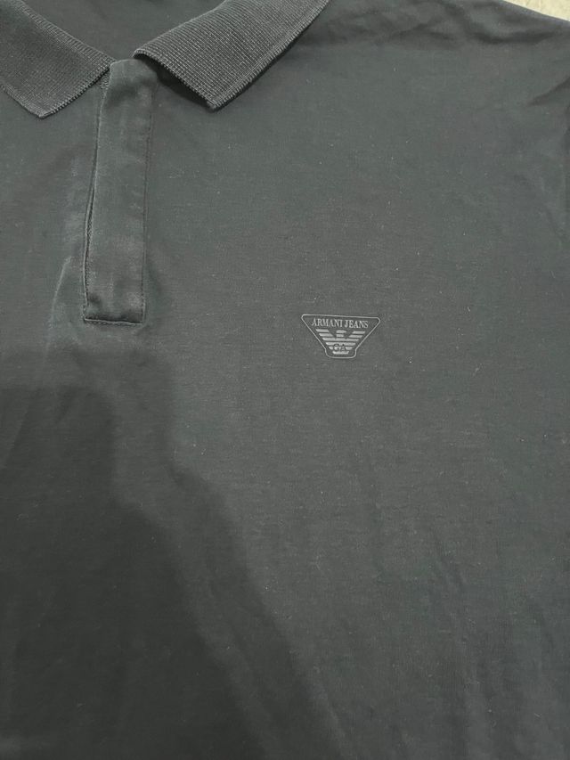 Polo Armani Jeans Azul Marino