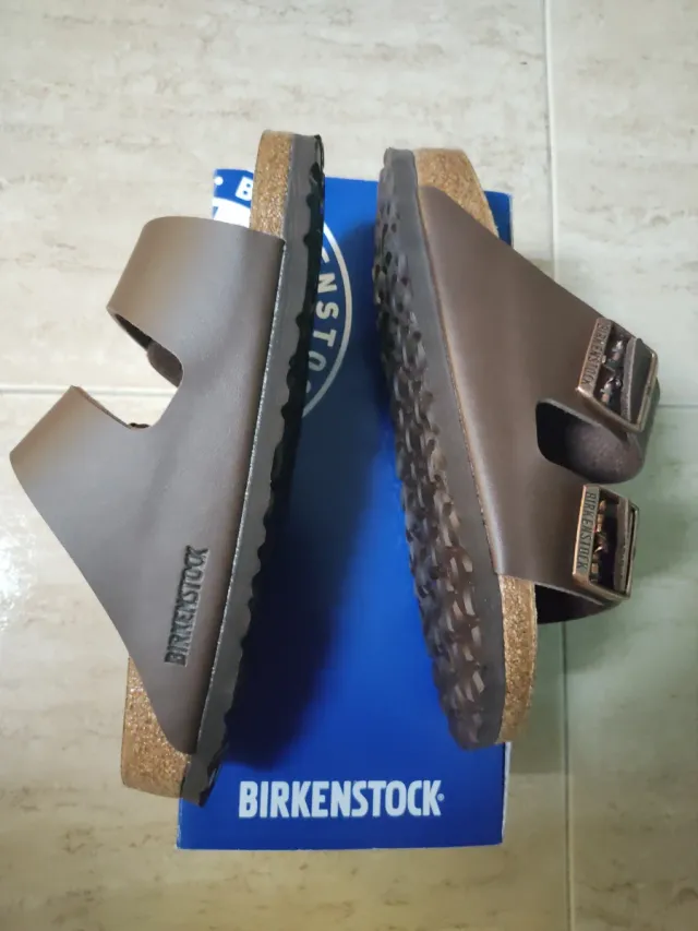 Sandalias Birkenstock Arizona Marrón Mujer