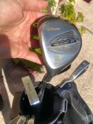 Medio juego palos golf zurdo + bolsa Mcgregor