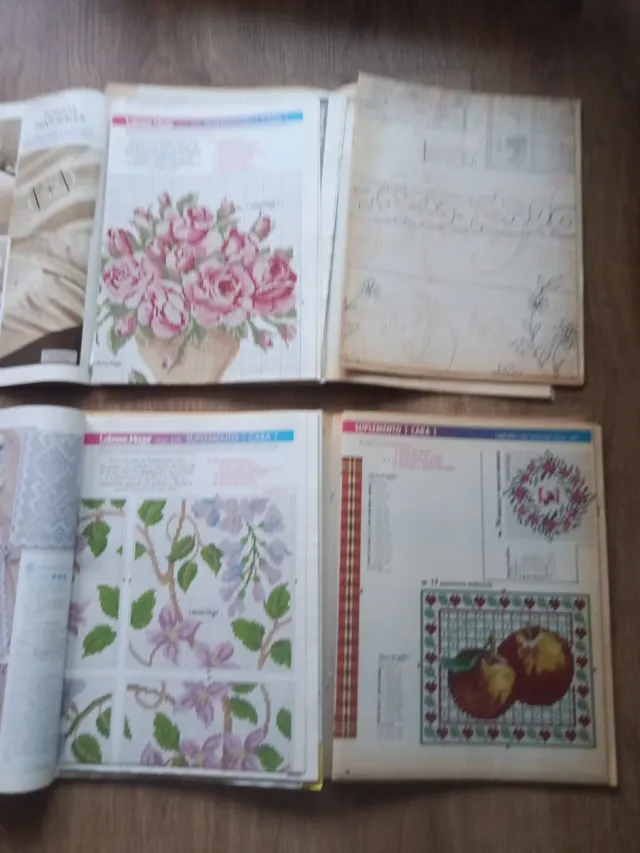 Lote 4 revistas antiguas Labores del Hogar