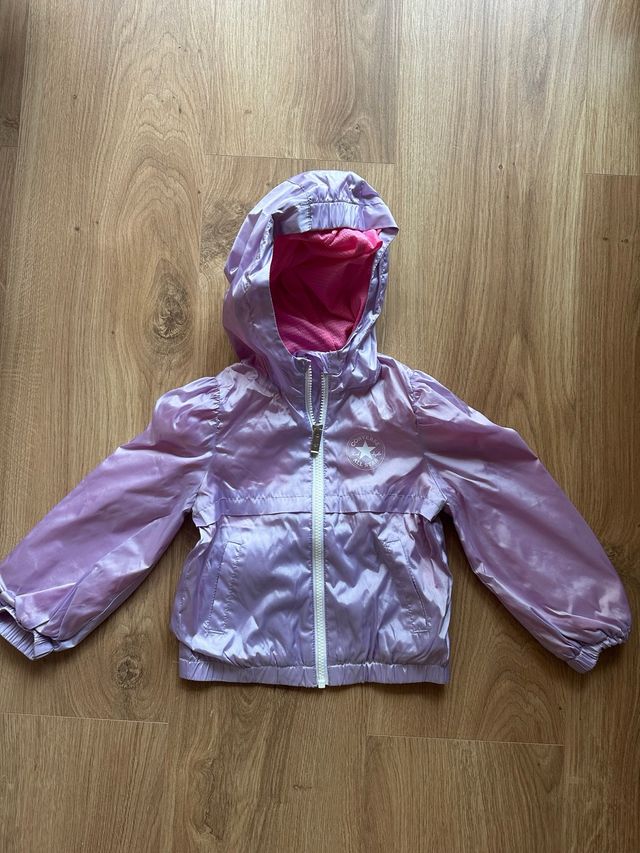 Chaqueta niña Converse lila