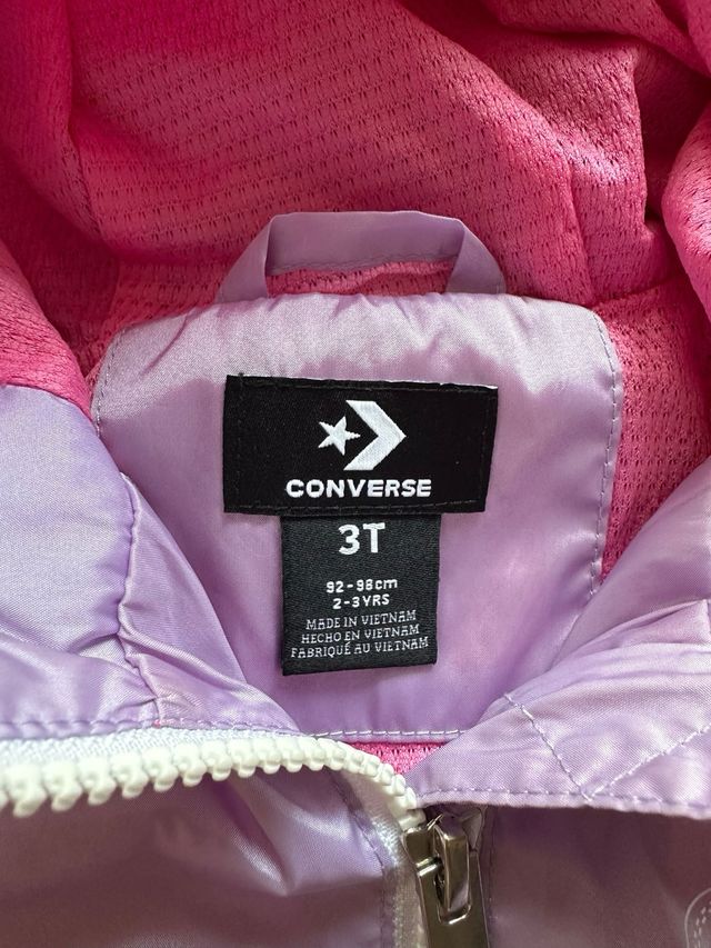 Chaqueta niña Converse lila