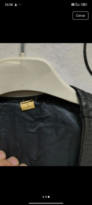 Chaleco de cuero vintage