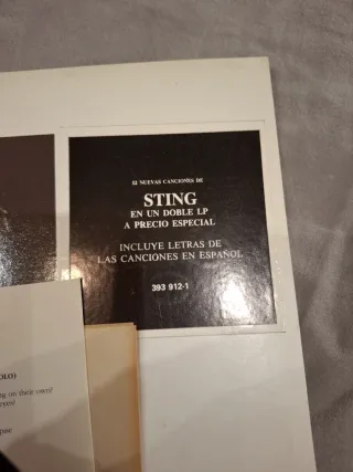 Vinilo LP Doble Sting Nothing Like the Sun