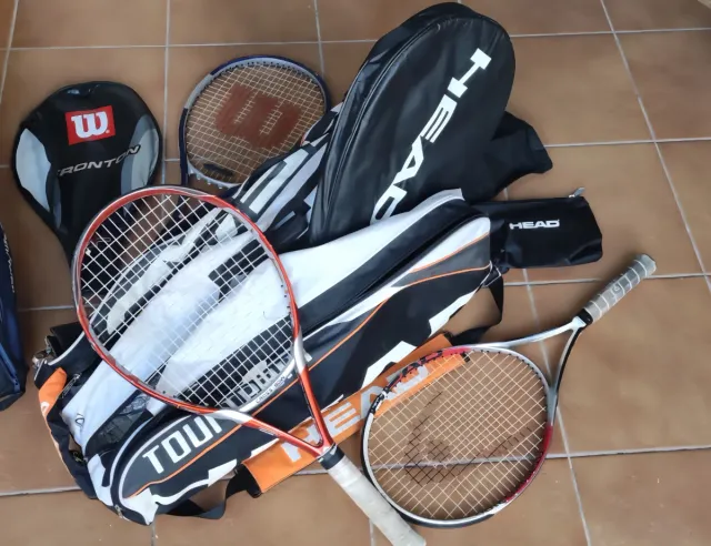 Bolsa de tenis y raquetas