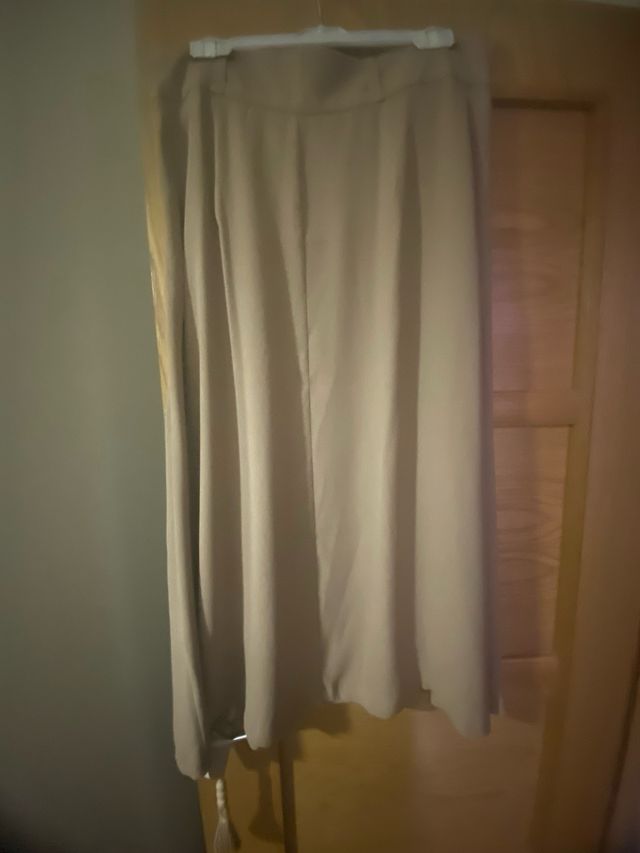 Falda Zara Beige Talla XL