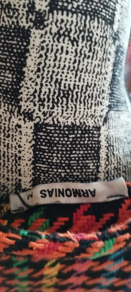 Blazer estampado pata de gallo multicolor