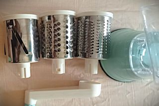 Cortador Verduras Queso Manual Rallador Tambor