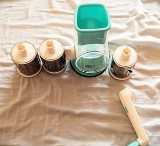 Cortador Verduras Queso Manual Rallador Tambor