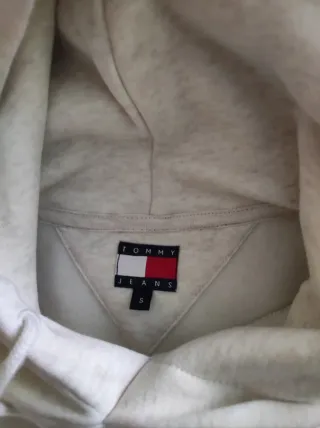 Sudadera Tommy Jeans Beige/Blanca