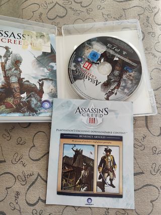 Assassin's Creed III 3 PS3 Ubisoft
