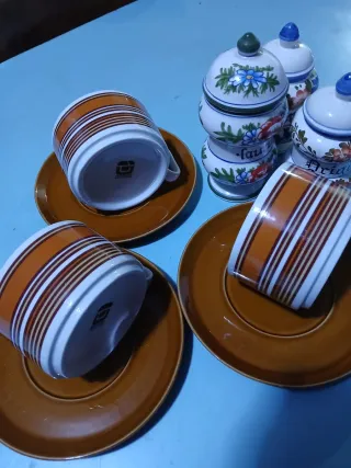 Set Tognana vintage tazze e barattoli