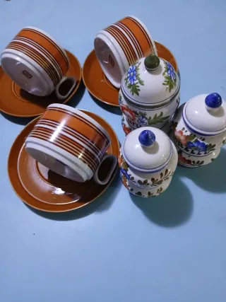 Set Tognana vintage tazze e barattoli