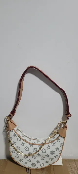 Bolso Im Blanco y Dorado