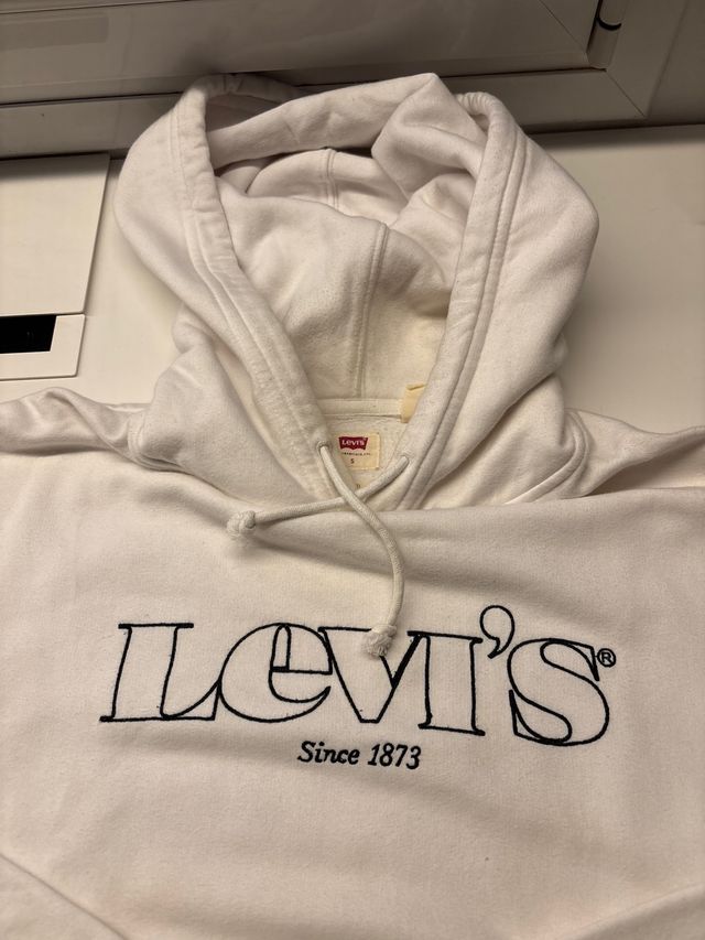 Sudadera Levi's con capucha blanca Talla S