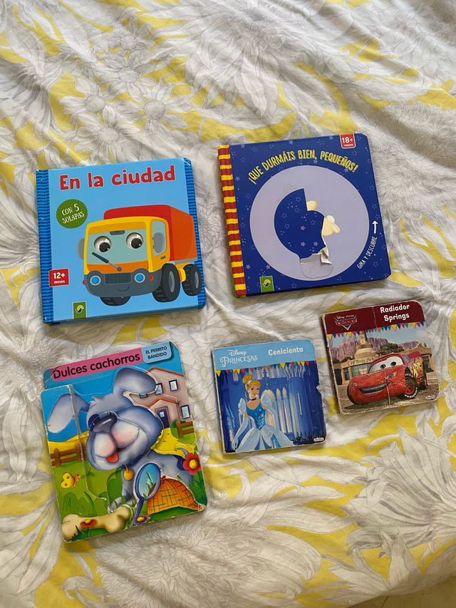 lote de libros infantiles bebe cars coches disney