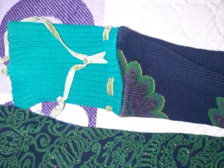 Jersey Desigual Azul y Verde