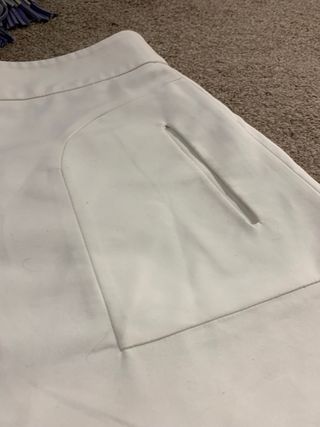 Falda Zara Talla M Blanca
