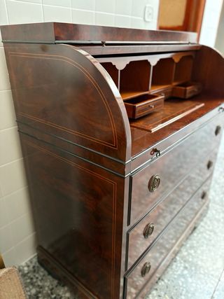 Escritorio Bureau Madera y Metal