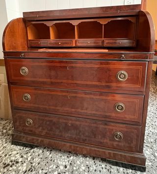 Escritorio Bureau Madera y Metal