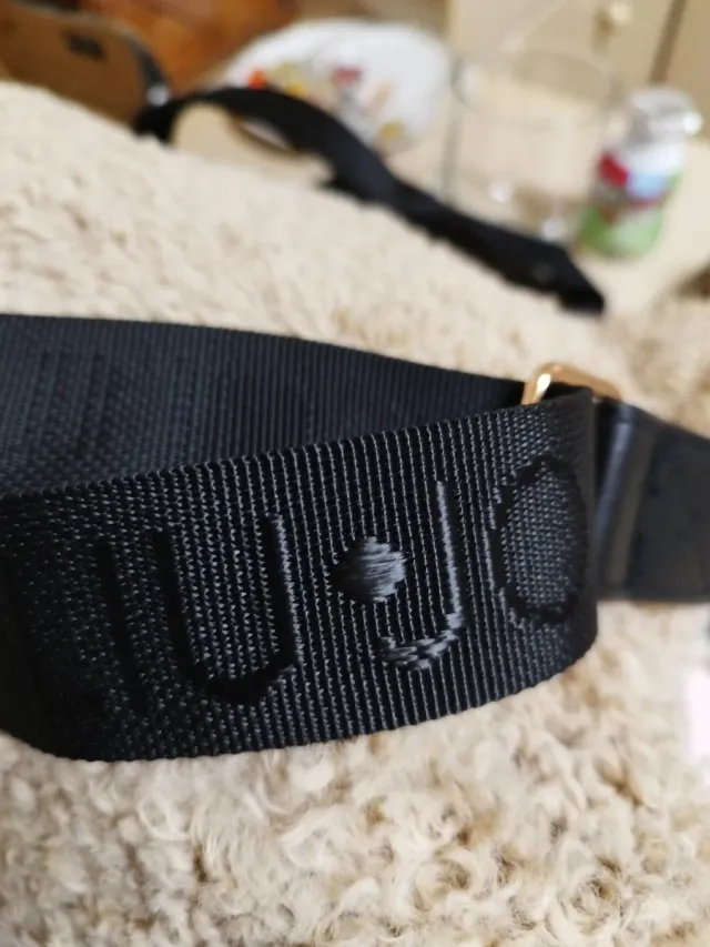 Bolso Liu Jo borreguito beige y negro