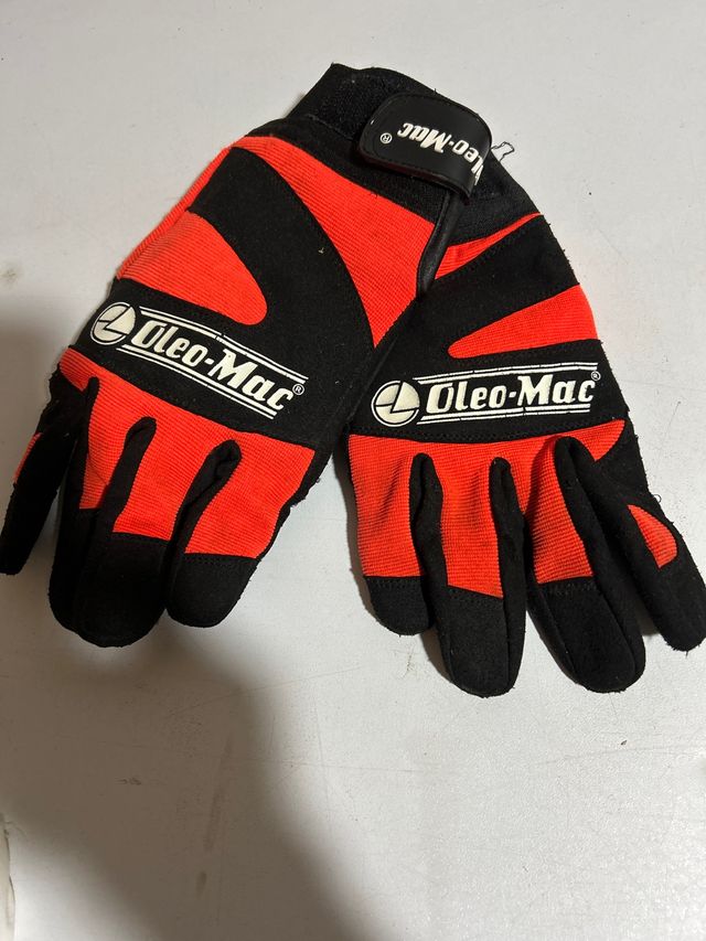 Guantes Oleo-Mac Motosierra Naranja/Negro
