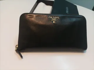 Cartera Prada Cuero Negra