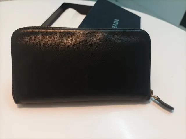 Cartera Prada Cuero Negra