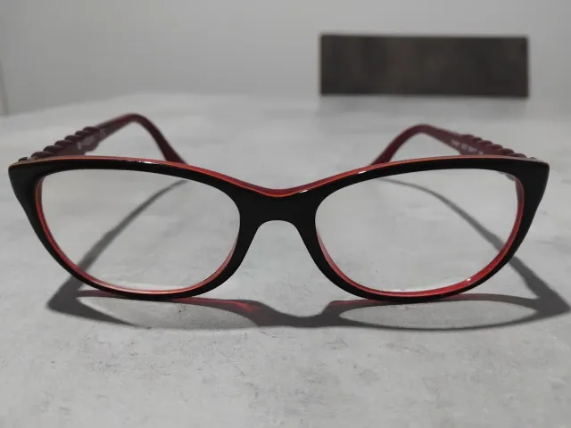 Occhiali da vista donna Vogue neri e rossi
