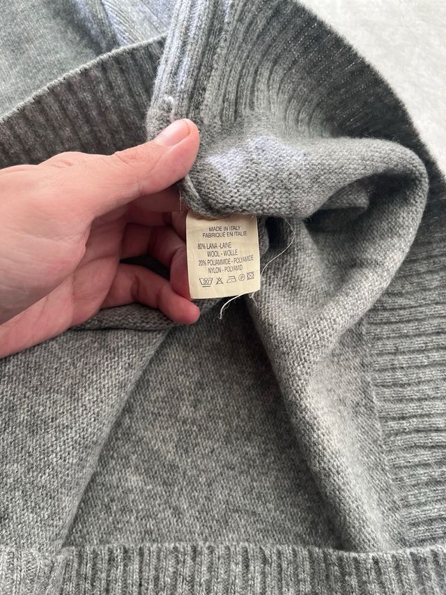 Maglione Matteo Volpi uomo lana zip collo alto