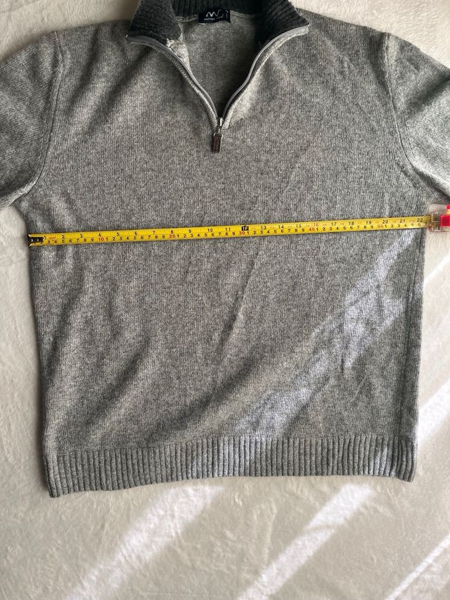 Maglione Matteo Volpi uomo lana zip collo alto