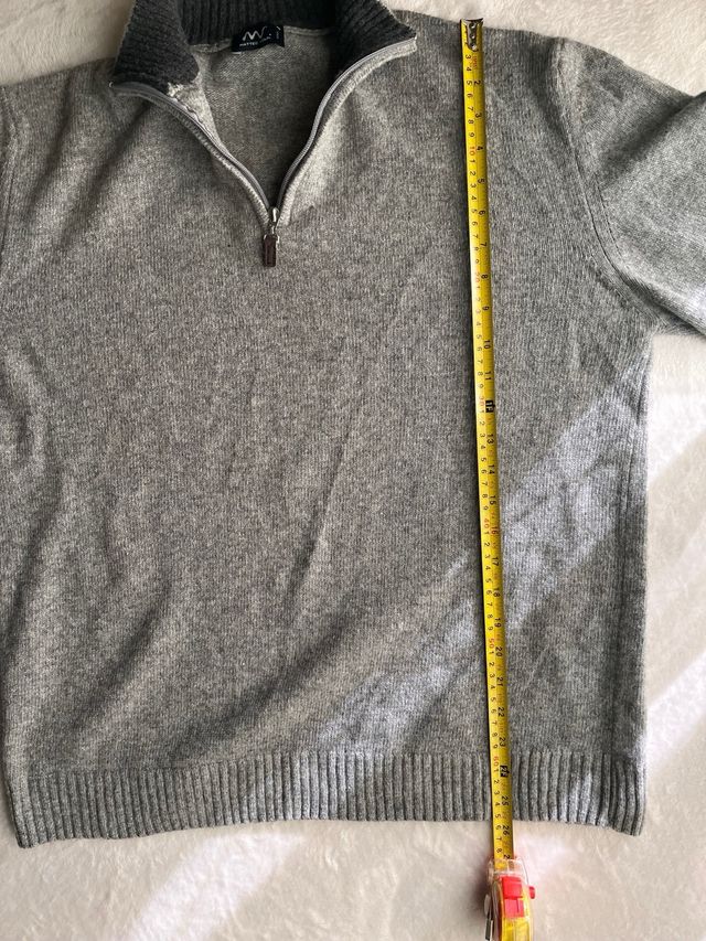 Maglione Matteo Volpi uomo lana zip collo alto