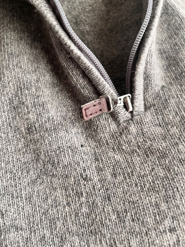 Maglione Matteo Volpi uomo lana zip collo alto