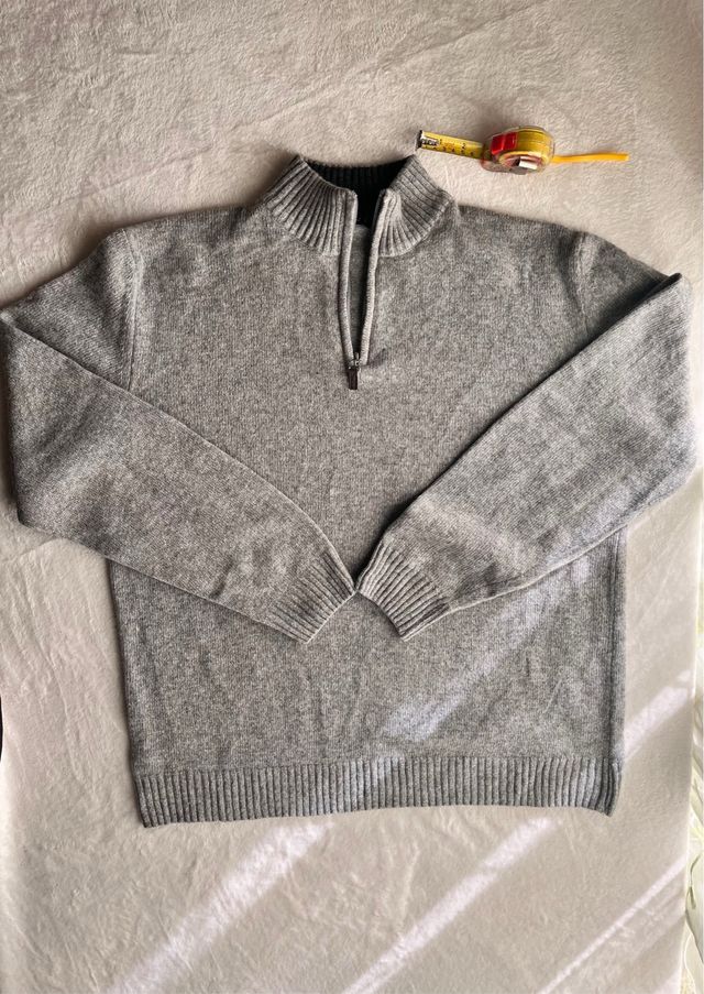 Maglione Matteo Volpi uomo lana zip collo alto