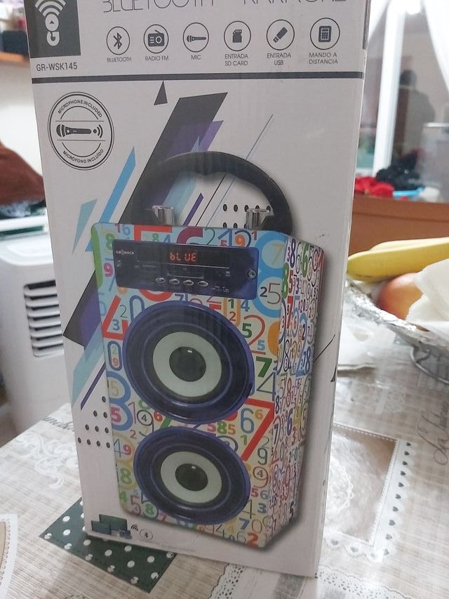 Altavoz GO ROCK Bluetooth Karaoke GR-WSK145