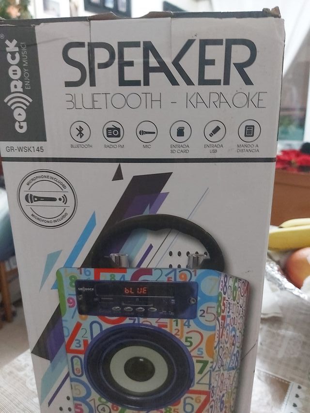 Altavoz GO ROCK Bluetooth Karaoke GR-WSK145