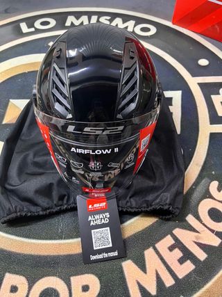 LS2 Airflow II Casco Jet Negro Mate Talla M