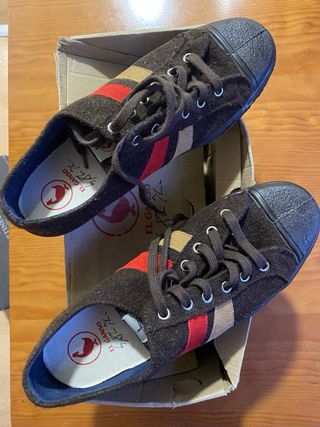 Zapatillas El Ganso Marrones Talla 41