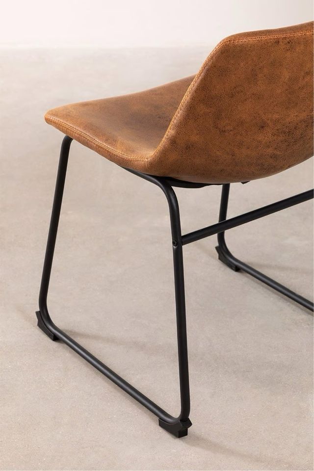 Silla de comedor en polipiel Ody