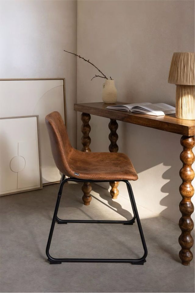 Silla de comedor en polipiel Ody