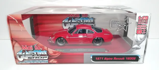 RENAULT ALPINE 1600 ROJO MAISTO CUSTOM ESCALA 1:18