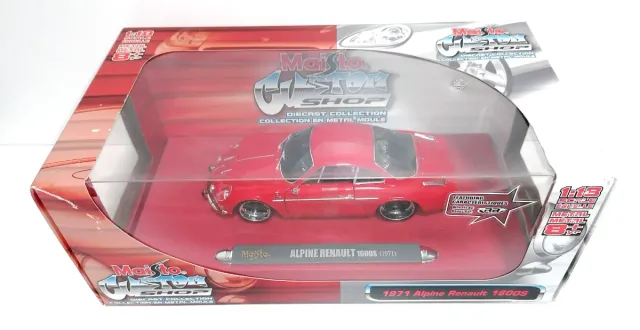 RENAULT ALPINE 1600 ROJO MAISTO CUSTOM ESCALA 1:18