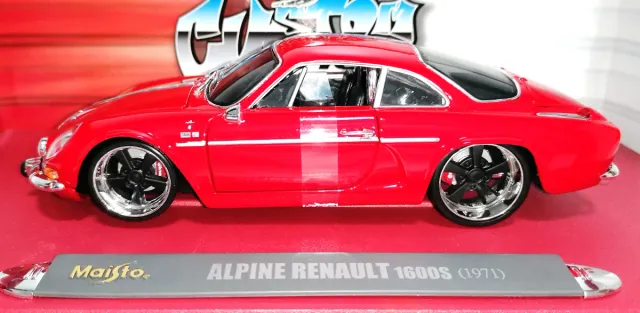 RENAULT ALPINE 1600 ROJO MAISTO CUSTOM ESCALA 1:18